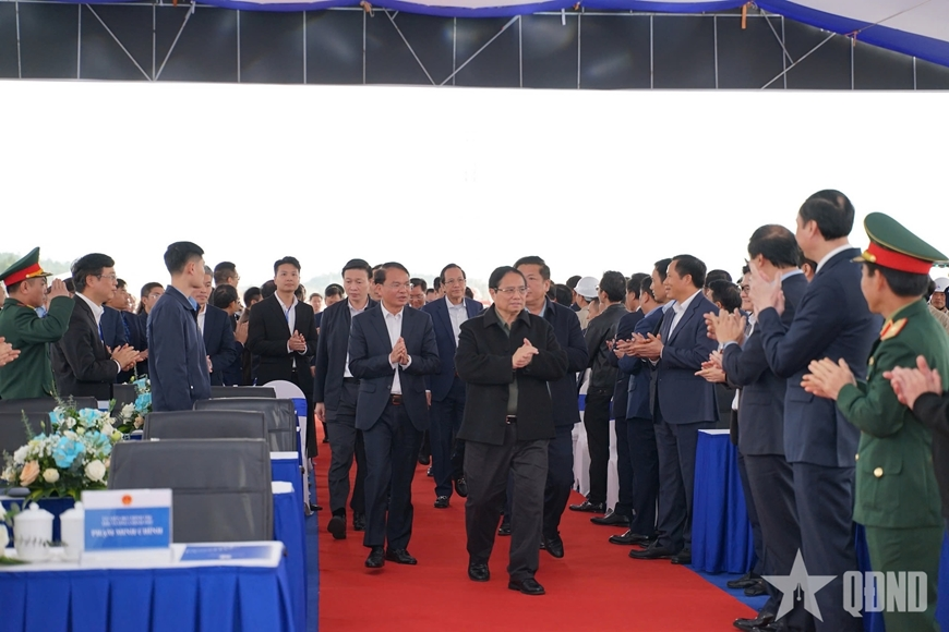 Thủ tướng Chính phủ dự Lễ khởi công Dự án đường dây 500KV Lào Cai - Vĩnh Yên